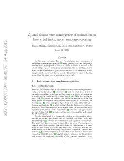 $L_p$ and almost sure convergence of estimation on heavy tail index
  under random censoring