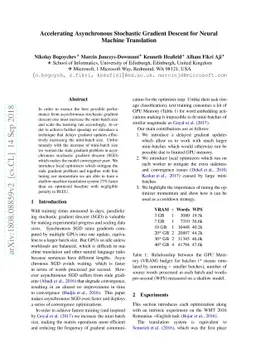 Accelerating Asynchronous Stochastic Gradient Descent for Neural Machine
  Translation
