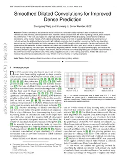Smoothed Dilated Convolutions for Improved Dense Prediction