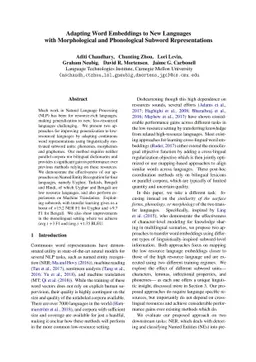 Adapting Word Embeddings to New Languages with Morphological and
  Phonological Subword Representations