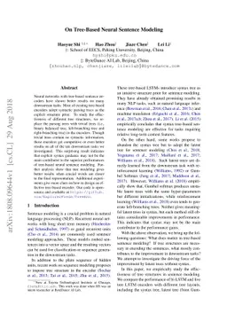 On Tree-Based Neural Sentence Modeling