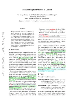 Neural Metaphor Detection in Context