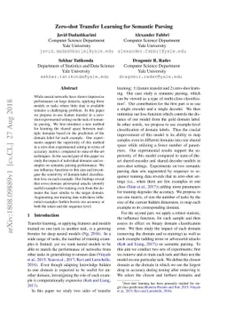 Zero-shot Transfer Learning for Semantic Parsing