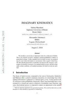 Imaginary Kinematics