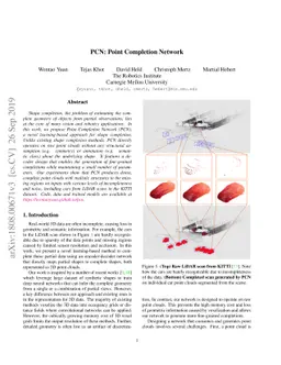 PCN: Point Completion Network
