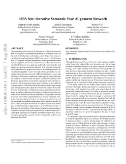 iSPA-Net: Iterative Semantic Pose Alignment Network