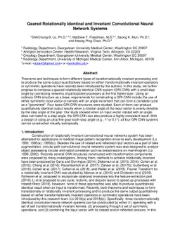 Geared Rotationally Identical and Invariant Convolutional Neural Network
  Systems
