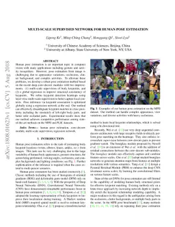 Multi-Scale Supervised Network for Human Pose Estimation