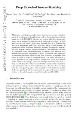Deep Factorised Inverse-Sketching