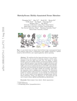 SketchyScene: Richly-Annotated Scene Sketches