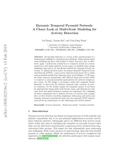 Dynamic Temporal Pyramid Network: A Closer Look at Multi-Scale Modeling
  for Activity Detection