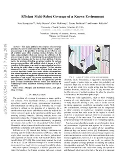 Efficient Multi-Robot Coverage of a Known Environment