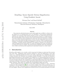 DeepMag: Source Specific Motion Magnification Using Gradient Ascent