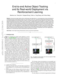 End-to-end Active Object Tracking and Its Real-world Deployment via
  Reinforcement Learning