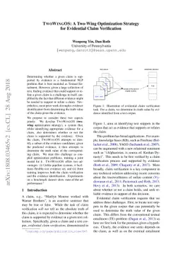 TwoWingOS: A Two-Wing Optimization Strategy for Evidential Claim
  Verification