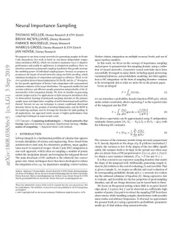 Neural Importance Sampling