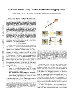 ROI-based Robotic Grasp Detection for Object Overlapping Scenes