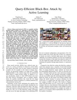Query-Efficient Black-Box Attack by Active Learning