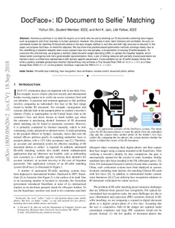 DocFace+: ID Document to Selfie Matching