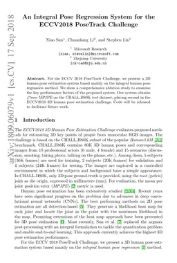 An Integral Pose Regression System for the ECCV2018 PoseTrack Challenge