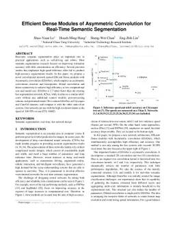 Efficient Dense Modules of Asymmetric Convolution for Real-Time Semantic
  Segmentation