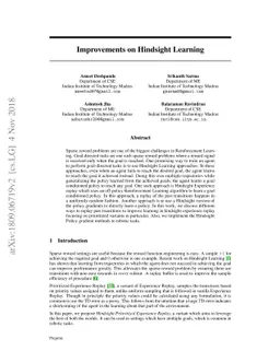 Improvements on Hindsight Learning