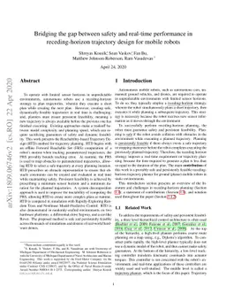 Bridging the Gap Between Safety and Real-Time Performance in
  Receding-Horizon Trajectory Design for Mobile Robots