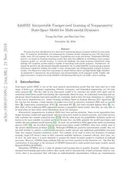 InfoSSM: Interpretable Unsupervised Learning of Nonparametric
  State-Space Model for Multi-modal Dynamics