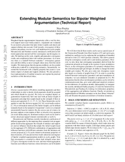 Extending Modular Semantics for Bipolar Weighted Argumentation
  (Technical Report)