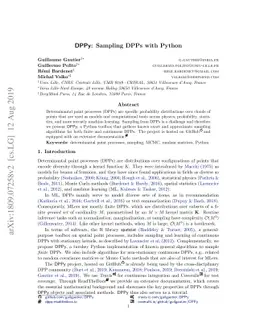 DPPy: Sampling DPPs with Python