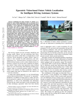 Egocentric Vision-based Future Vehicle Localization for Intelligent
  Driving Assistance Systems