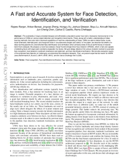 A Fast and Accurate System for Face Detection, Identification, and
  Verification