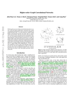 Higher-order Graph Convolutional Networks