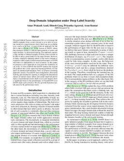 Deep Domain Adaptation under Deep Label Scarcity