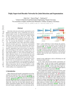 Triply Supervised Decoder Networks for Joint Detection and Segmentation
