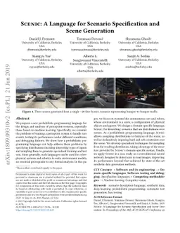 Scenic: A Language for Scenario Specification and Scene Generation