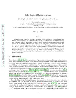 Fully Implicit Online Learning