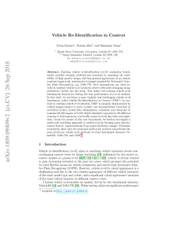 Vehicle Re-Identification in Context