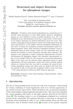 Semantic and structural image segmentation for prosthetic vision