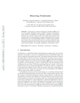 Dissecting Tendermint