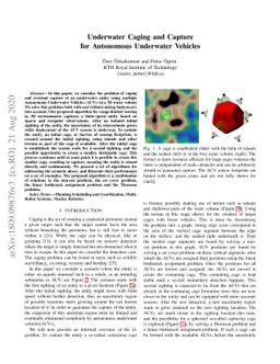Underwater Caging and Capture for Autonomous Underwater Vehicles