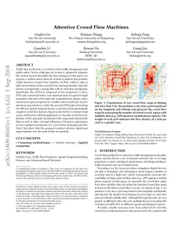 Attentive Crowd Flow Machines