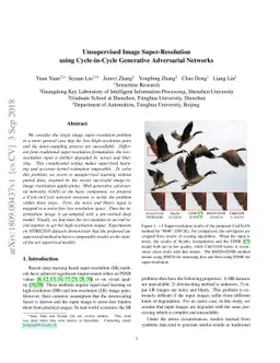 Unsupervised Image Super-Resolution using Cycle-in-Cycle Generative
  Adversarial Networks