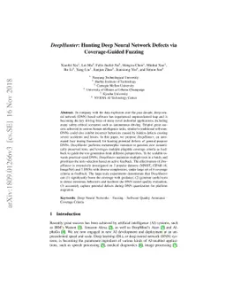 DeepHunter: Hunting Deep Neural Network Defects via Coverage-Guided
  Fuzzing