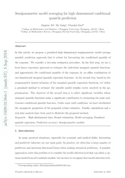 Semiparametric model averaging for high dimensional conditional quantile
  prediction