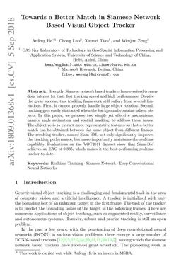 Towards a Better Match in Siamese Network Based Visual Object Tracker