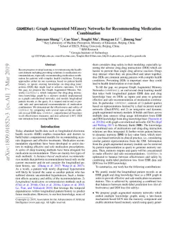 GAMENet: Graph Augmented MEmory Networks for Recommending Medication
  Combination