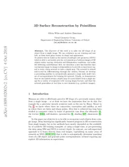 3D Surface Reconstruction by Pointillism