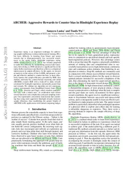 ARCHER: Aggressive Rewards to Counter bias in Hindsight Experience
  Replay