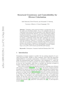 Structural Consistency and Controllability for Diverse Colorization